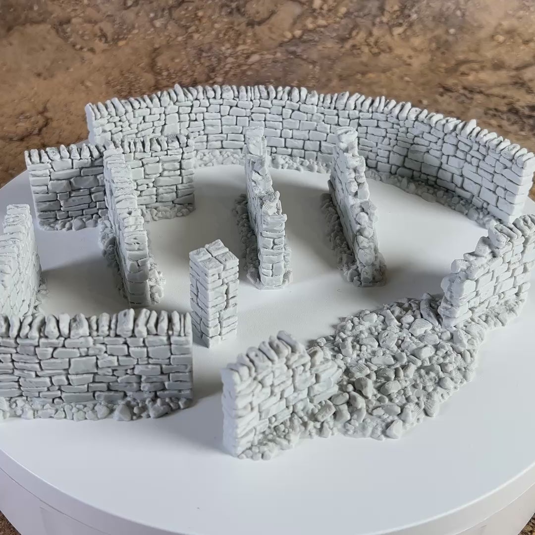 Country High Walls - hohe Steinmauern