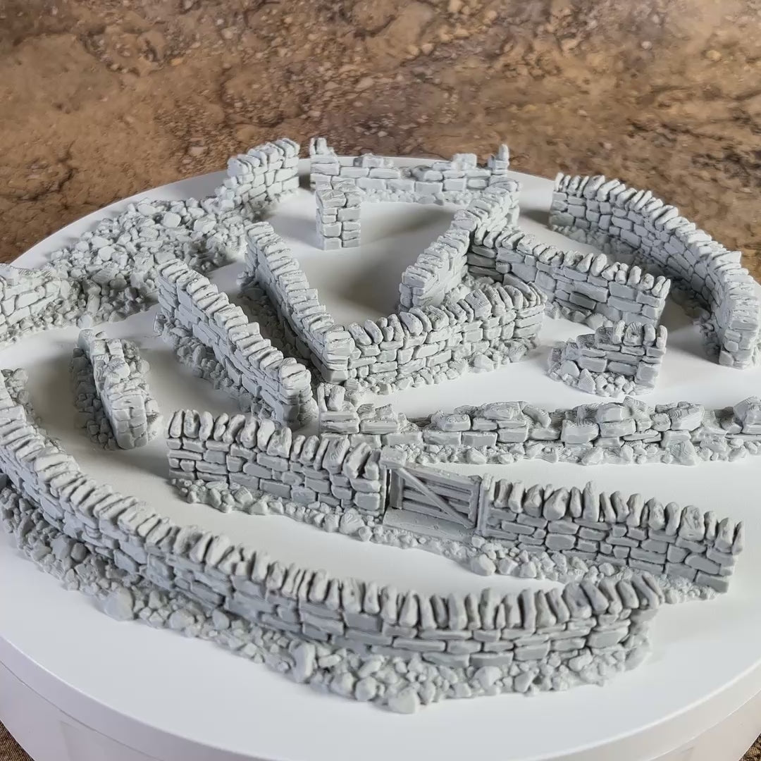 Country Low Walls - niedrige Steinmauern