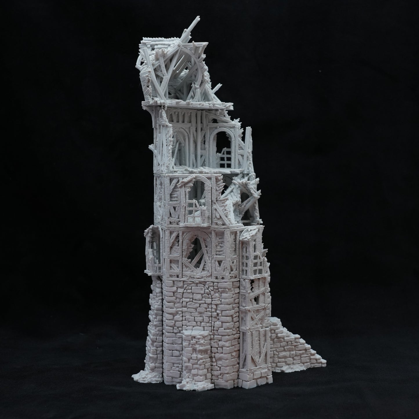 Ruined Wattle and Daub Hex Tower