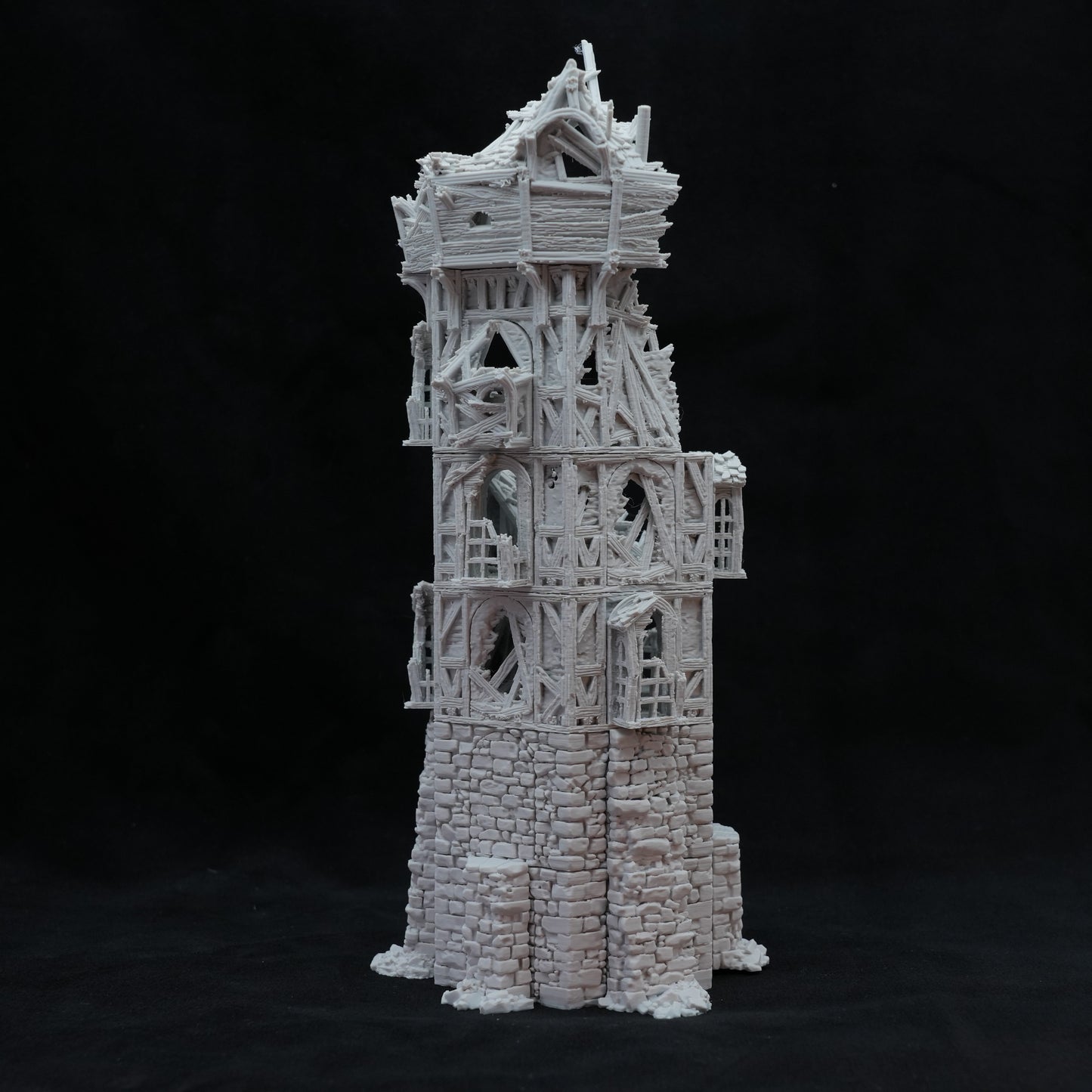Ruined Wattle and Daub Hex Tower