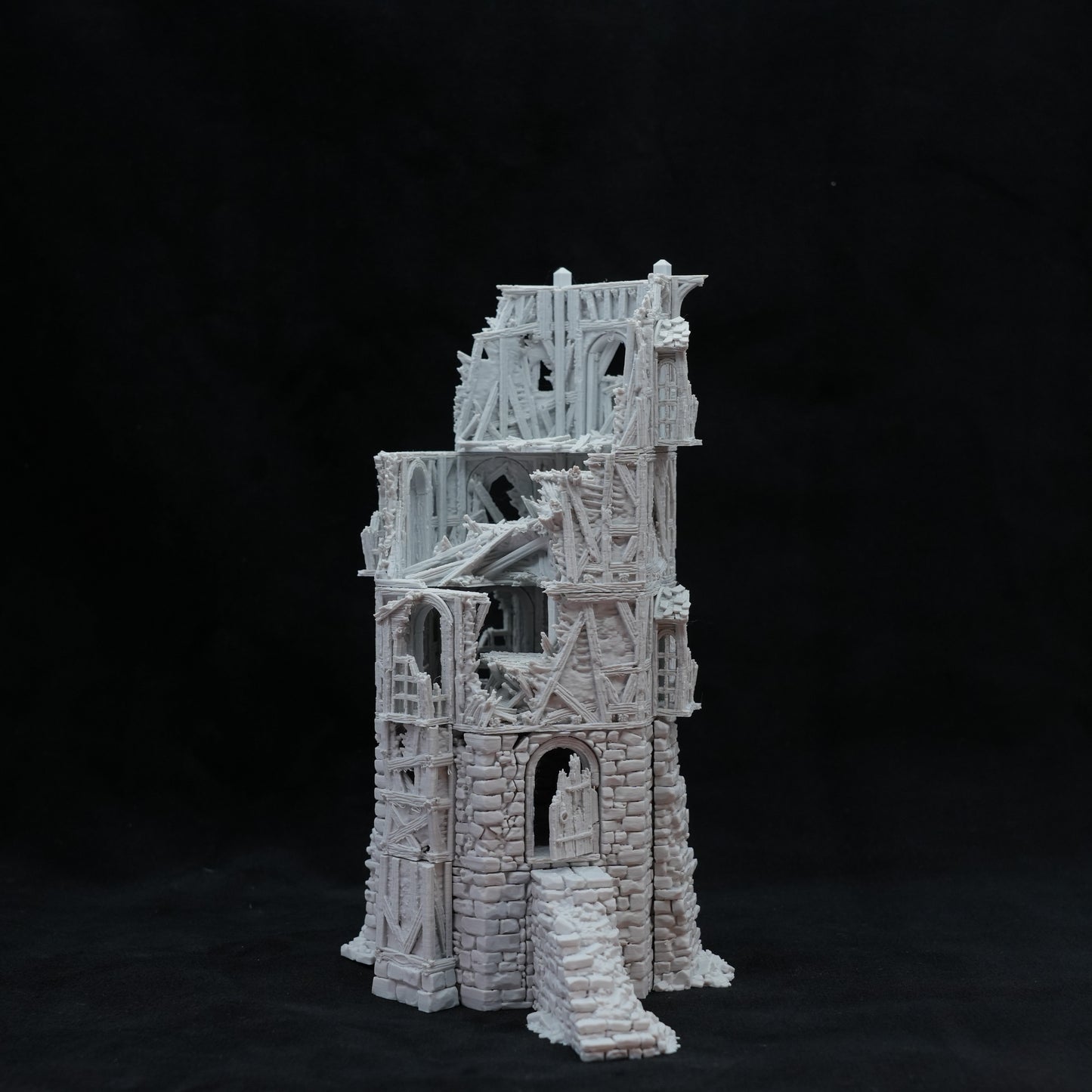 Ruined Wattle and Daub Hex Tower