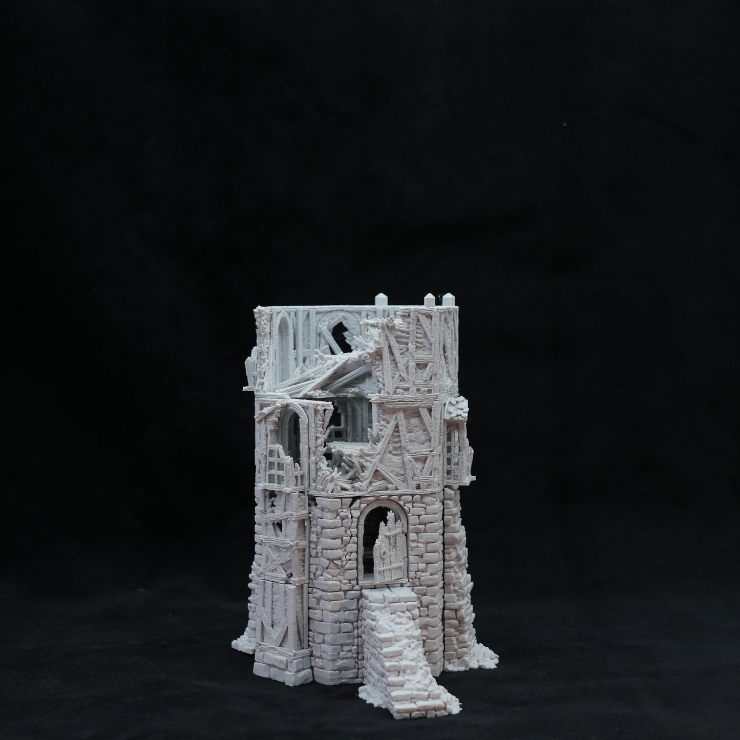 Ruined Wattle and Daub Hex Tower