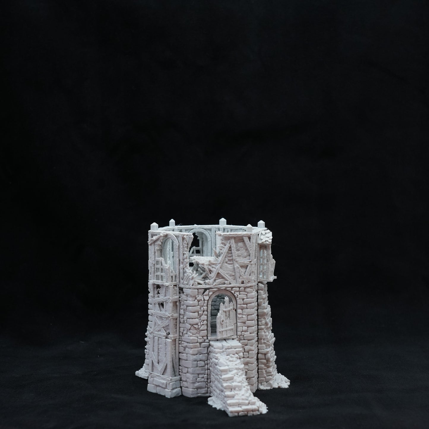 Ruined Wattle and Daub Hex Tower