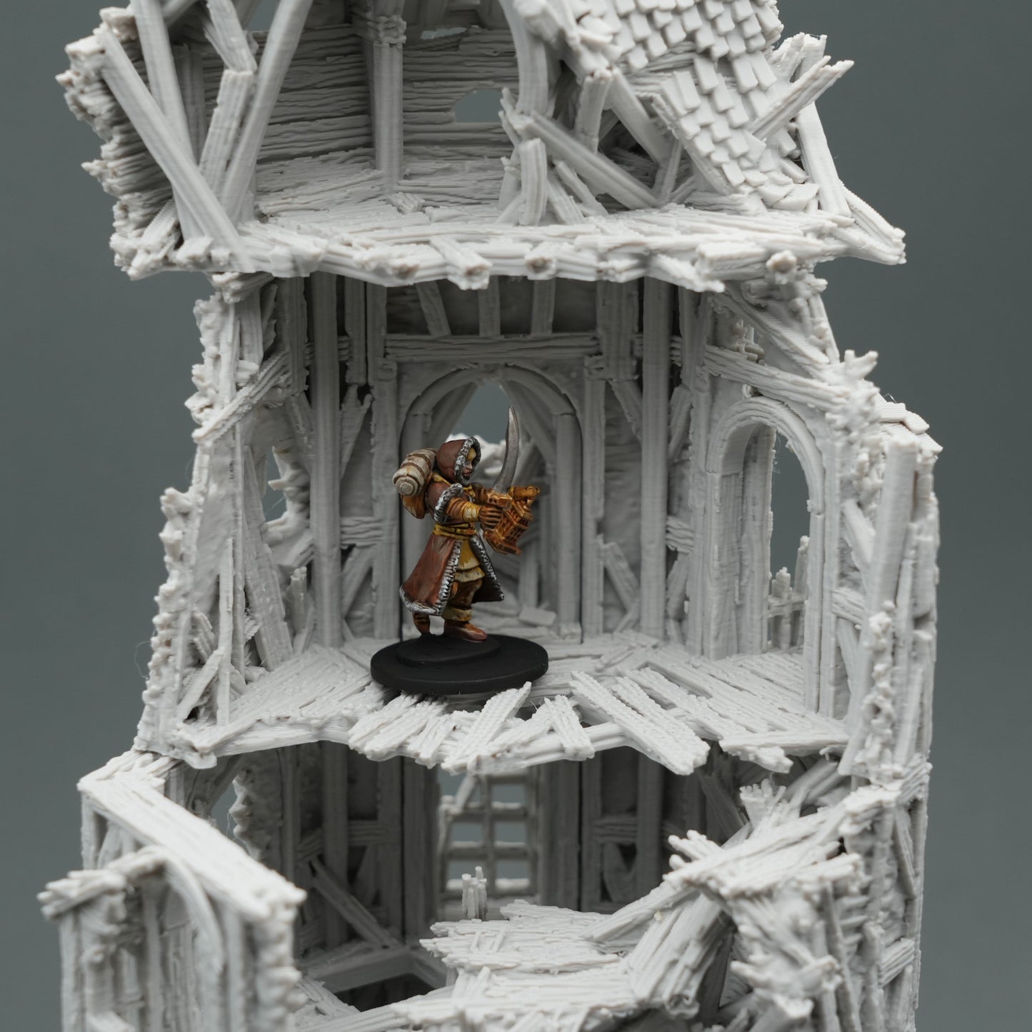 Ruined Wattle and Daub Hex Tower