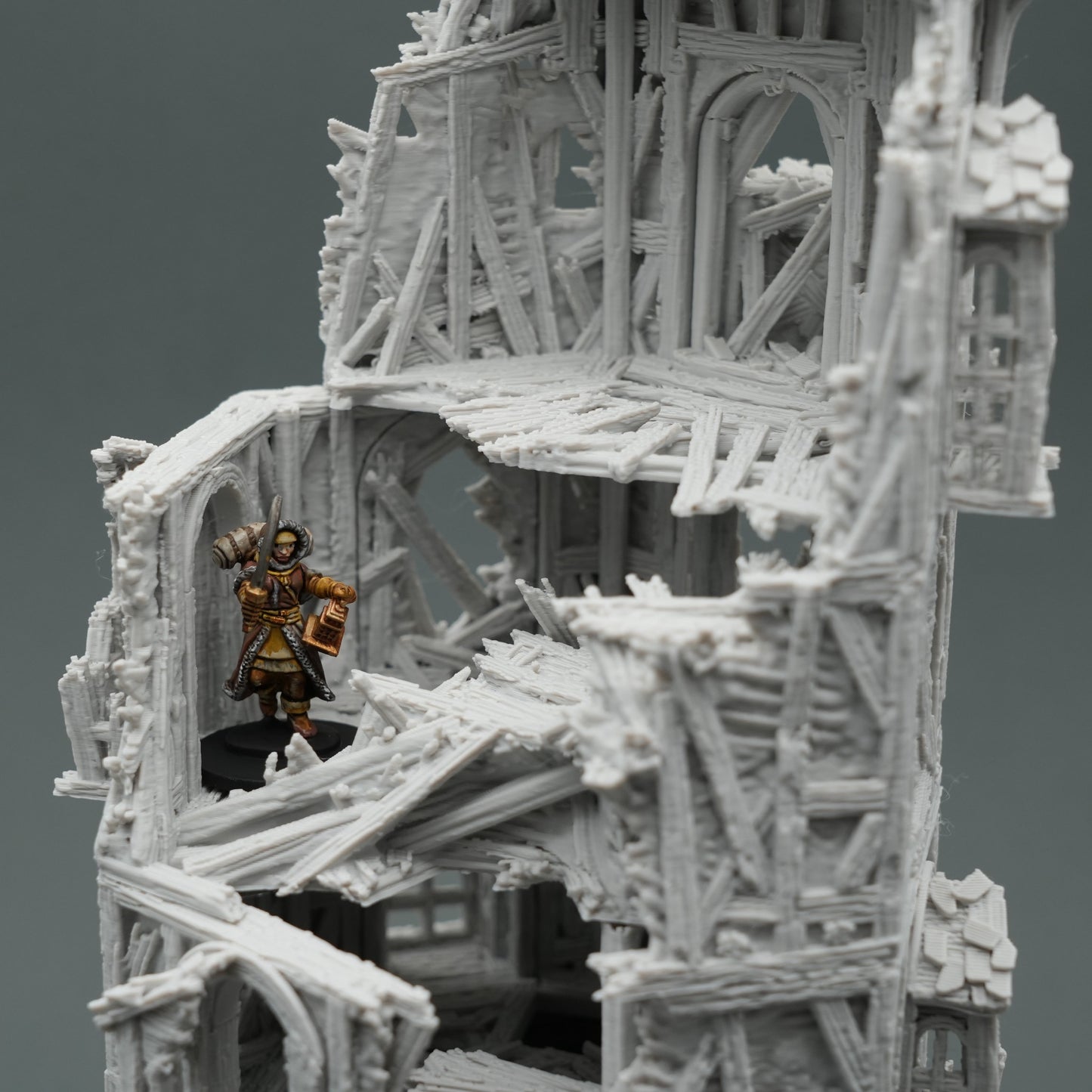 Ruined Wattle and Daub Hex Tower